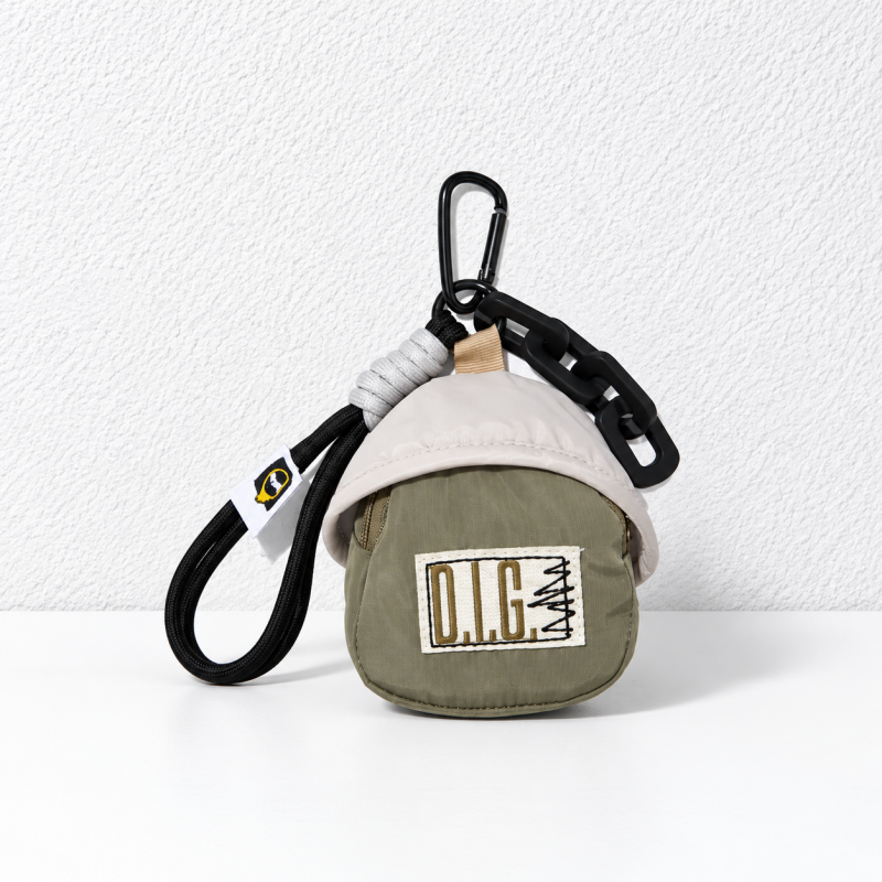 CouldNook Mini Coin Pouch Charm - Colorful Shapes And Clip Attachment