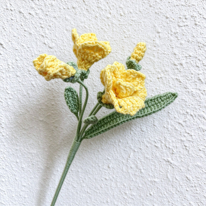 Crochet Flower Stem for Decorative Arrangements