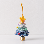 CouldNook Tiered Christmas Tree Ornament - Pompom Bell Detail