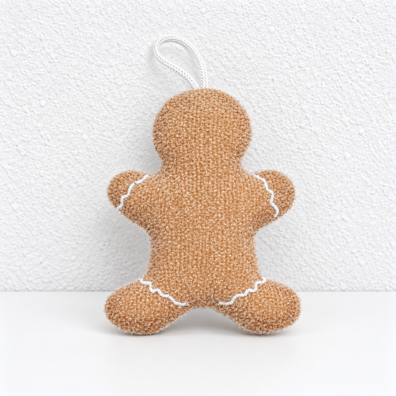Embroidered Christmas Dishwashing Sponges with Hanging Loops