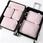 CloudNook Travel Packing Cubes‑6‑Piece Compression Storage Set