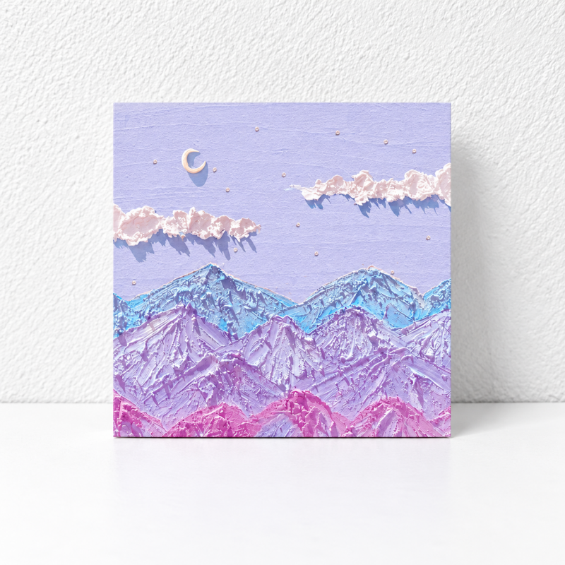 CouldNook Art Sticky Notes - Dreamy Landscape Memo Pad