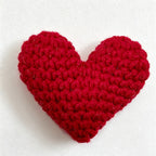 CouldNook Cotton Yarn Heart Ornament - Assorted Solid Colors