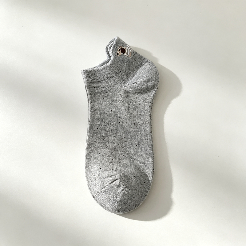 CouldNook Soft Bear Tab Ankle Socks - Everyday Footwear Accent