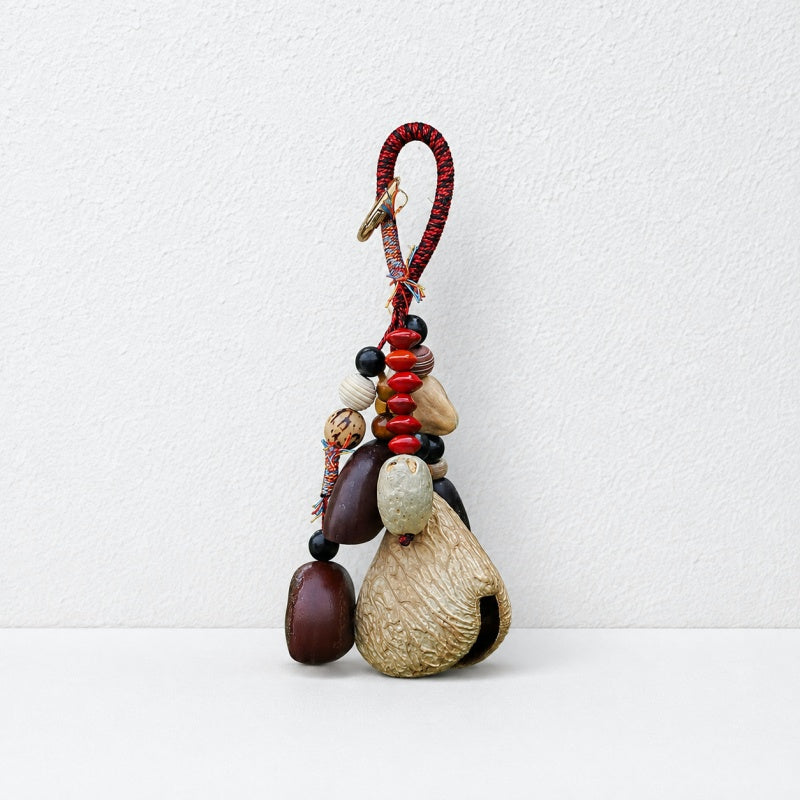 CouldNook Natural Seed Bag Charm - Forest Nut Pendant