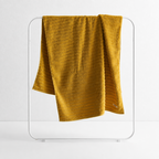 CouldNook Solid Ribbed Cotton Towel - Neutral Face and Bath Sizes