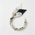 CouldNook Scarf Woven Phone Chain - Metal Wrist Lanyard