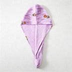 CouldNook Coral Fleece Hair Towel Wrap - Assorted Decorative Styles
