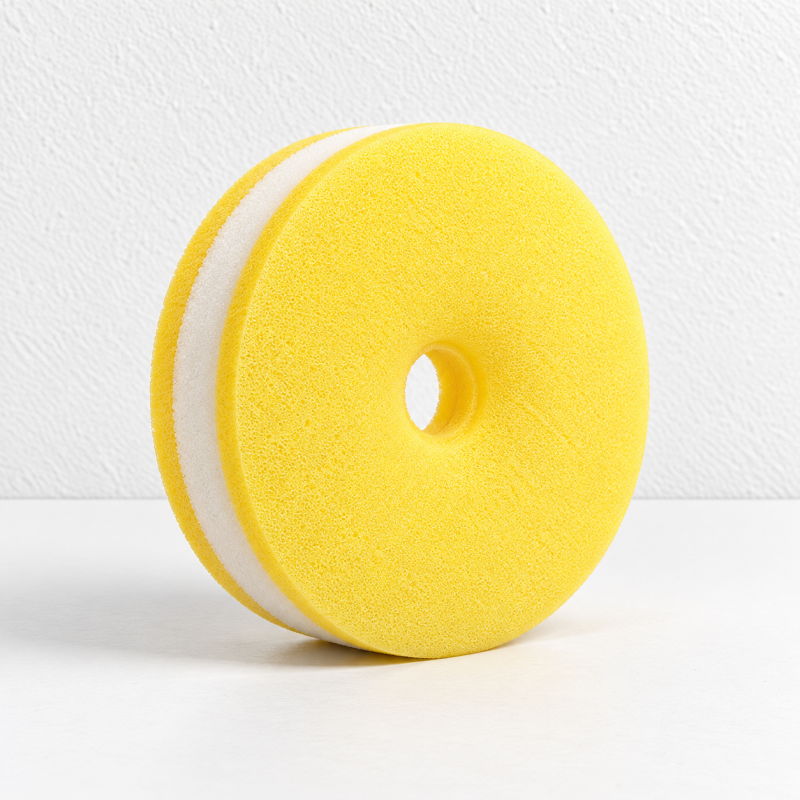 Double-Sided Dishwashing Sponge with Textured Back