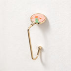 CouldNook Decorative Tabletop Bag Hook - Round Top and Curved Arm