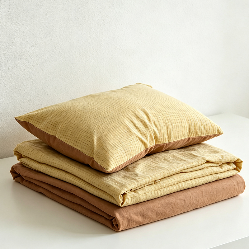 CouldNook Cotton Bedding Set - Textured Four-Piece Bedding Collection