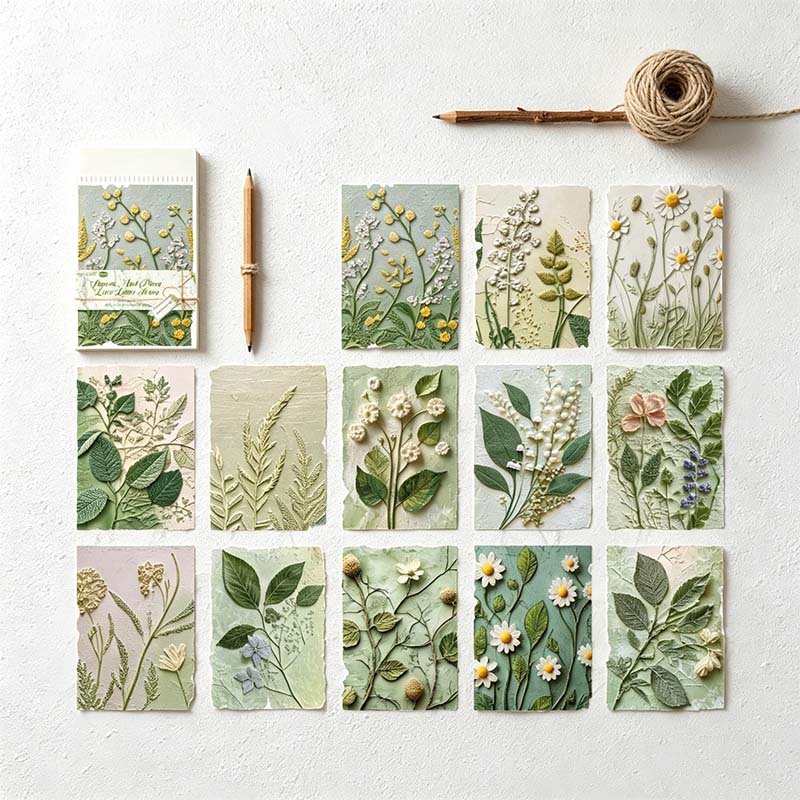 CouldNook Embossed Decorative Paper - Botanical Window Designs Collection