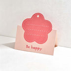 CouldNook Folded Greeting Card - Shaped Writing Area And Hanging Hole
