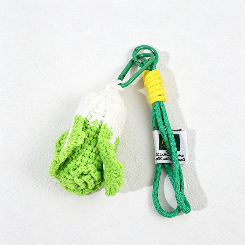 CouldNook Yarn Produce Keychain - Eight Vegetable Character Designs