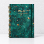 CouldNook Spiral Planner - Floral 2026 2027 Calendar Accent