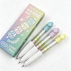 CouldNook Beaded Gel Pen Set - Rearrangeable Inserts and Clear Click Barrels