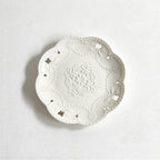 CouldNook Dessert Plate - Vintage Embossed Rim Styles