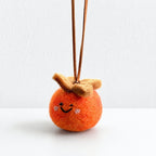 CouldNook Felt Fruit Car Charm - Wool Rearview Pendant