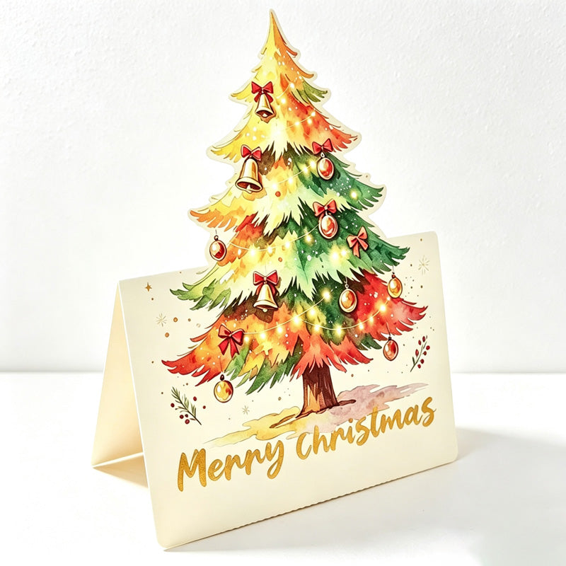 CouldNook Christmas Pop-Up Greeting Card - Festive Character Scenes