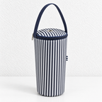 CouldNook Striped Insulated Cup Carrier - Zippered Lid