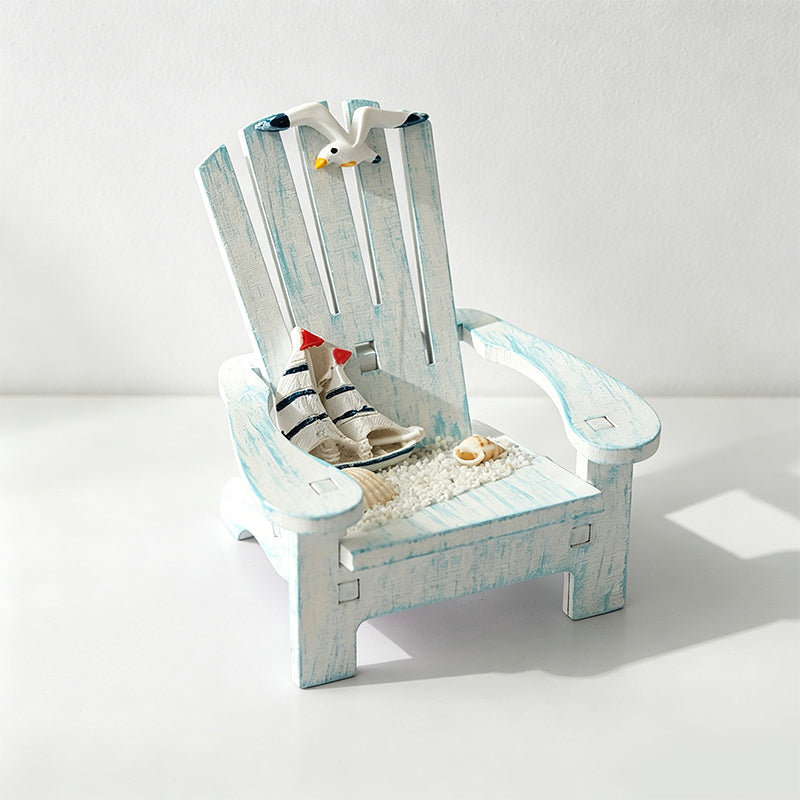 CouldNook Miniature Beach Chair Ornament - Desktop Ornament