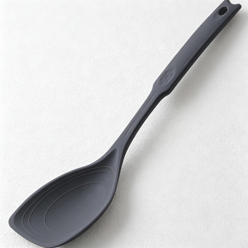 CouldNook Silicone Cooking Spoon - Wide Scoop Long Handle