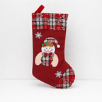 CouldNook Christmas Stocking - Character Motifs and Decorative Cuff Details