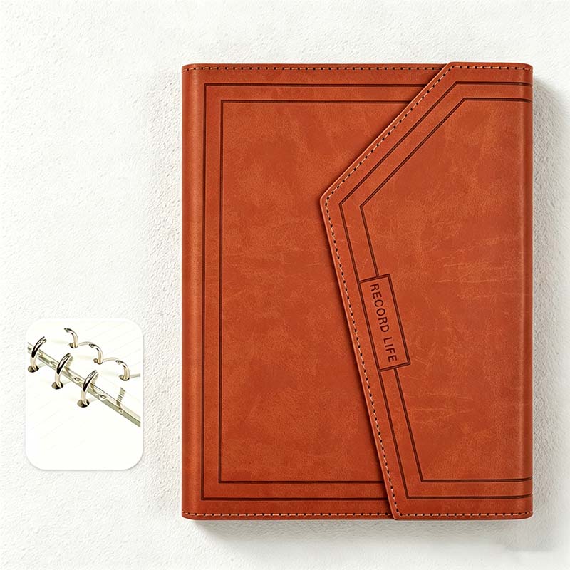 CouldNook A5 Ring Binder Notebook - Tri-Fold Pocket Cover