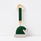 CouldNook Christmas Rhinestone Keychain - Festive Snowman Charm