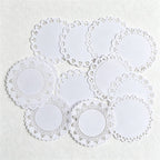 CouldNook Lace Paper Decoration Set - Openwork Borders and Delicate Cutout Motifs