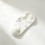 CouldNook Cartoon Duck Pattern Ankle Socks - Light Vanity Accent