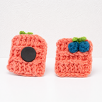 CouldNook Yarn Food Refrigerator Magnet - Assorted Snack Shapes