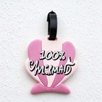 CouldNook Beach Luggage Tag - Playful Shapes and Buckled Strap