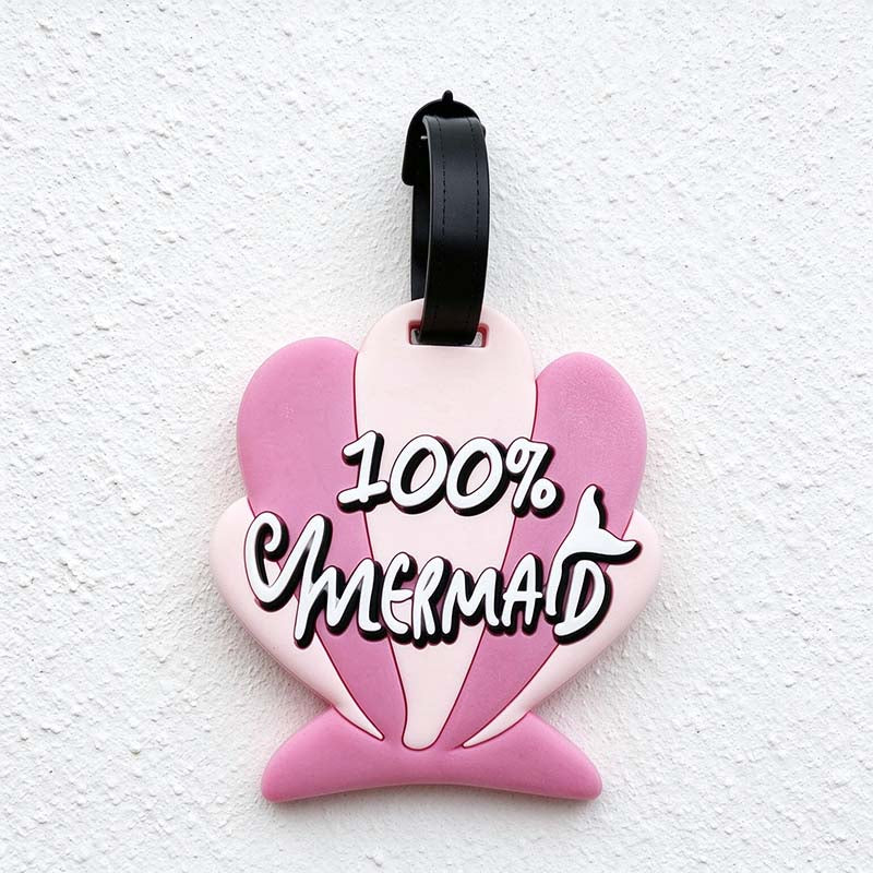 CouldNook Beach Luggage Tag - Playful Shapes and Buckled Strap