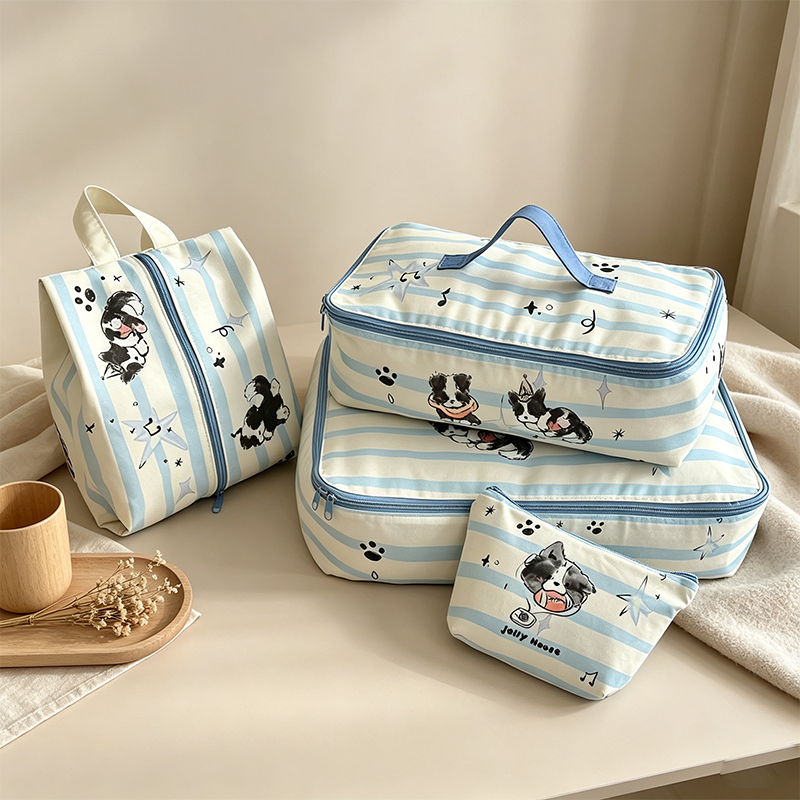 CouldNook Travel Packing Organizer - Zippered Patterned Size Options