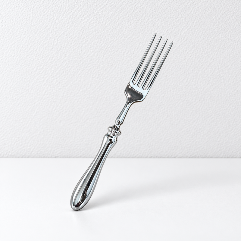 CouldNook Ornate Handle Flatware - Twisted Polished Collection Accent