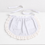 CouldNook Ruffled Waist Apron - Tie Back Designs