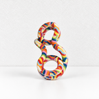 CouldNook Twist Fidget Toy - Curved Links for Shape Play