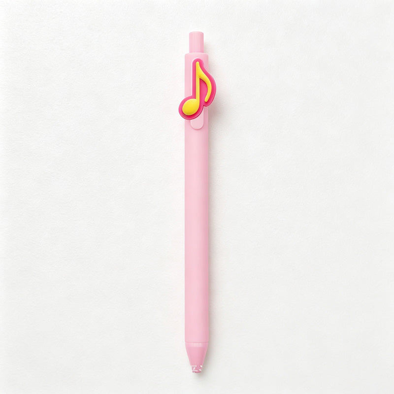 CouldNook Music-Themed Ballpoint Pen - Push-Button Top and Slender Barrel