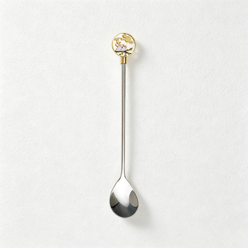 CouldNook Stainless Steel Serving Spoon - Slender Long Handle