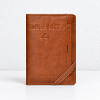 Passport Wallet - Embossed Cover and Interior Card Slots