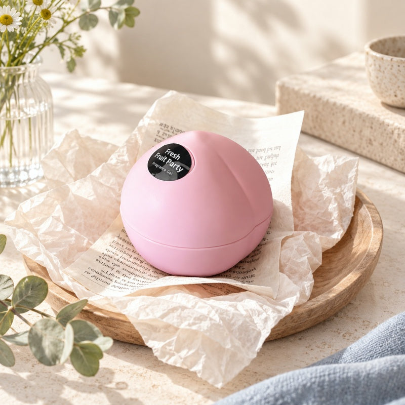 CouldNook Peach Gel Air Freshener - Soft Pink Silhouette