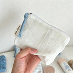 CouldNook Mini Coin Pouch - Seven Blue Textile Patterns