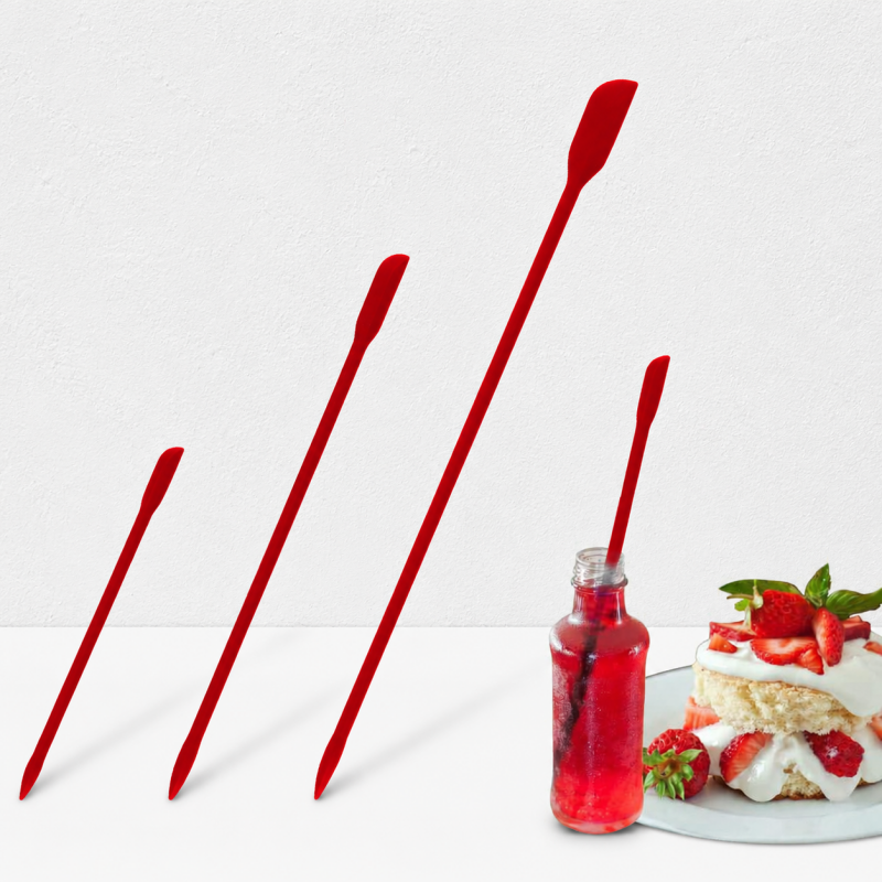 CouldNook Silicone Baking Utensil Set - Spatula and Brush Mix