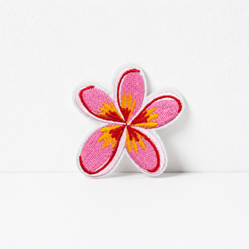 CouldNook Tropical Embroidered Patch - Flowers Drinks and Summer Motifs