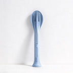 CouldNook Stackable Cutlery Set - Slotted Colorful Handles