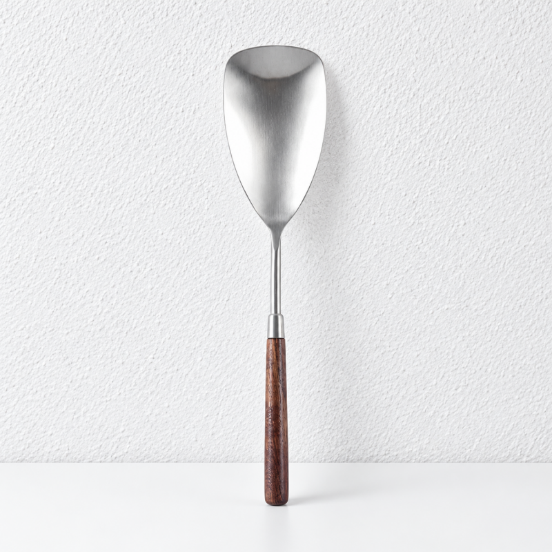 CouldNook Walnut Wood Handle Flatware - Matte and Polished Collection