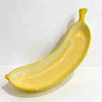 CouldNook Banana Dish - Curved Yellow Snack Plate