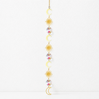 CouldNook Celestial Suncatcher Ornament - Sun Moon and Star Designs