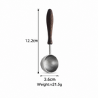 Measuring Scoop - Rounded Steel Bowl and Tapered Handle